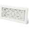 Sierra Grates 4 in. H X 14 in. W Powder Coat Steel, White Floor Register ORI414-WHT - alternate 1