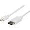 Startech.Com 6 ft / 1.8m USB C to DisplayPort Cable - USB C to DP Cable - 4K 60Hz - White CDP2DPMM6W - alternate 1