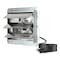 Iliving Silver 10 in. 600 CFM Electric Powered Variable Speed Wall-Mounted Shutter Exhaust Fan ILG8SF10V - alternate 1