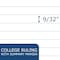 Roaring Spring Case of Loose Leaf Law Paper, 100 sht/pk, 8"x10.5", College Ruled Filler Paper w/Margin, 3-hole Punch 83908cs - alternate 4