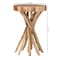 Bali & Pari Liberte Natural Teak Wood End Table 248-13749-ZORO - alternate 3