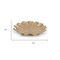 Homeroots 10in Gold Metal Handmade Leaf Trinket Tray 713010 - alternate 4