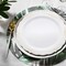 Smarty Had A Party 10" White with Gold Vintage Rim Round Disposable Plastic Dinner Plates (120 Plates), 120PK 860G-CASE - alternate 6