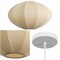 Jonathan Y Kira 18.38" 1-Light Scandinavian Japandi Adjustable Lantern Metal w/Ribbed Cocoon UFO Saucer Shade L JYL4208A - alternate 6