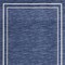 Homeroots 10' X 14' Navy Blue And Ivory Indoor Outdoor Area Rug 545472 - alternate 4