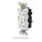 Leviton PlugsandReceptacles, 20A, 125VAC, Grn, Nylon MT163-2GN - alternate 3