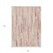 Homeroots 3' X 5' Pink And Beige Striped Washable Indoor Outdoor Area Rug 609048 - alternate 3