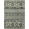 Homeroots 10' X 14' Fern Green Taupe And Ivory Tribal Washable Indoor Outdoor Area Rug 615415 - alternate 3
