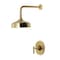 Kingston Brass Single-Handle Pressure Balanced Shower Faucet, Brushed Brass KB6337CMLSO - alternate 1