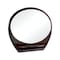 Homeroots 39" Brown Oval Wood Framed Mounted Dresser Mirror 366210 - alternate 1