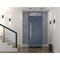 Vdomdoors Steel Door Deux 0729 Gray Graphite Transom Window Stainless Inserts Single Modern Painted-W36xH80+1 DEUX0729EXD-GRE-W36 x H80+16-Left-hand Inswing - alternate 4