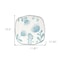 Homeroots Blue and White Sixteen Piece Round Floral Ceramic Service For Four Dinnerware Set  534544 - alternate 6
