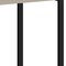 Homeroots 47" Taupe and Black Wood and Metal Sled Computer Desk With Three Drawers 489899 - alternate 2