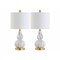 Jonathan Y Anya 20.5" Mini Glass Table Lamp, Black/White, 2PK JYL1028D-SET2 - alternate 4