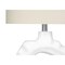 Homeroots 25" Cream Novelty Table Lamp With Cream Drum Shade 545865 - alternate 6