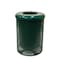 Mytcoat Trash Receptacle, Flat Lid, Liner, 32 Gal, Green, Expanded Metal, Textured Coating 804387 - alternate 1