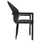 Leisuremod Opaline Series Elegant Wooden Dining Chair in Two-Tone Kahki, 4PK OC24KA4 - alternate 3