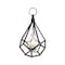 Homeroots Set of Two Black Metal Geometric Tabletop Tealight Candle Holders, 2PK 517570 - alternate 4