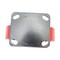 Vestil Polyurethane Rigid Caster 8 In. Diameter x 2 In. Width 1474 Lb. Capacity Red/Black CST-VE-8X2PU-R - alternate 4