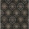 Homeroots 8' X 10' Black Gray And Brown Medallion Washable Indoor Outdoor Area Rug 587695 - alternate 4