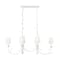Z-Lite Aslin Textured White 6 Light Linear Chandelier 830-44L-TXWH - alternate 4
