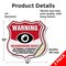 Signmission Neighborhood Crime Watch Shield Sign War, 12 inch X 12 inch, Vinyl Decal, 2PK SHI-D-2PACK-12-387 - alternate 3