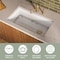 Whitehaus Collection Undermount/Drop-in Fireclay Kitchen Sinks, Stainless Steel Grid Included WHUF3419 - alternate 6