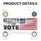 Signmission Register to Vote, 48 Inch x 120 Inch, Vinyl Banner B-120-30832 - alternate 4