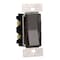 Eaton Wiring Devices Eaton AL, DUL06P Decorator Dimmer, 120 VAC, 600 W, CFL, Halogen, Incandescent, LED Lamp, 3-Way DUL06P-C7-KB-L - alternate 2