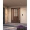 Doornmore G5004, 65.25" x 98" ( 36" Door + 2x12" Side) Left Hand, Mahogany SDL 4 Lite, 1/2 Lite Exterior Door G5004-SW-3696-G101-SL_1-2_LI - alternate 1