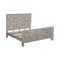 Homeroots Three Piece Gray Solid Wood Bedroom Set 569578 - alternate 1