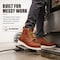 Handpoint Mens 6 in Soft Toe Work Boots-Water Resistant Full Grain Leather Safety Boots, EH Rated, 7.5 HVB806-EE-7.5 - alternate 3