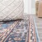 Jonathan Y Cirali Ornate Large Medallion Machine-Washable Blue/Beige 4 ft. x 6 ft. Area Rug WSH105B-4 - alternate 4
