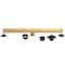 Kingston Brass 32-Inch Stainless Steel Linear Shower Drain with Reversible Tile Insert and Flat Grate BSFK3227 - alternate 1
