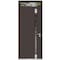 Vdomdoors Aluminum Door Cynex 6777 Brown Entry Steel Metal Modern Painted W36xH80+12 Right Inswing CYNEX6777EXD-BRW-W36xH80+12-RH-I - alternate 4