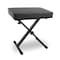 Pyle Pyle Adjustable Padded Keyboard Piano Bench - X-Style Foldable, Three Height Positions, Foam Cushion PKST52 - alternate 1