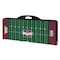 Picnic Time Family Of Brands Mississippi State Bulldogs - Football Field - Picnic Table Portable Folding Table, Black 811-00-175-385-0 - alternate 2