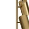 Homeroots 65" Brass Three Light Tree Floor Lamp With Brass Metal Cylinder Shade 523592 - alternate 5