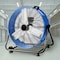 Edendirect 24 in 3-Speed Industrial Drum Fan in Blue, with 360 Deg Adjustable Tilt, with Rolling Casters ZRFGD-24T-Blue - alternate 5