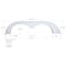 Icon Tandem Axle Fender Skirt FS4180 for R-Vision - Polar White LH 14199 - alternate 2