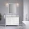 James Martin Vanities Brittany 48" Single Vanity in Bright White, w/ 3 CM Tajnar Eclos Top 655-V48-BW-3TJR - alternate 4