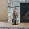 Lavish Home 3-Piece Fireplace Tool Set Medieval Knight Cast Iron Statue Holds Heavy Duty Essential Tools 80-FPTS-2 - alternate 3