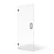 Fab Glass And Mirror Single Swing Hinge Glass Shower Door Ravello Series 28in x76in with Brush Nickle Finish - 3/8in (10 SHRO28X76BN - alternate 1