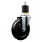 Service Caster 5'' SS Soft Rubber Wheel Swivel 1-7/8'' Expanding Stem Caster SCC-SSEX20S514-SRS-178 - alternate 1