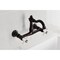 Kingston Brass Two-Handle Wall Mount Bridge Kitchen Faucet, Oil Rubbed Bronze KS3255PX - alternate 4