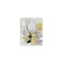 Homeroots 20" Modern Yellow and Black Flower in Bloom Canvas Wall Art 398993 - alternate 4