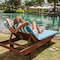 Hospeco California Cabana Chaise Cover 30x85 Blue - Pack of 2, 2PK P-CC-CABANA-BL - alternate 3