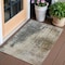 Homeroots 3' X 5' Beige Brown And Gray Abstract Washable Indoor Outdoor Area Rug 587314 - alternate 1