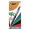 Bic Four-Color Pro Grip Multi-Color Ballpoint Pen, Retractable, Med 1 mm, Black/Blue/Green/Red Ink, 12PK MMPG11-AST - alternate 1