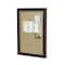 Ghent Indoor/Outdoor Enclosed Vinyl Bulletin Board, Bronze Aluminum Frame, 3'Hx2'W, 1 Door, Caramel PB13624VX-181 - alternate 3